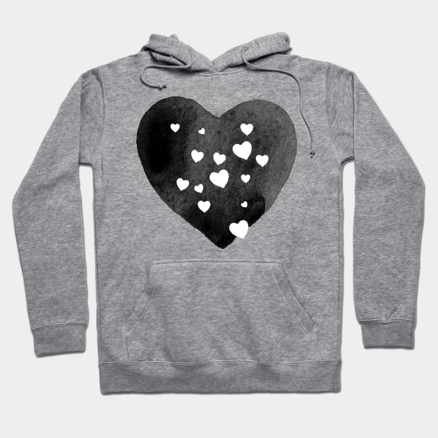 Grey Heart Hoodie by DezignerDude